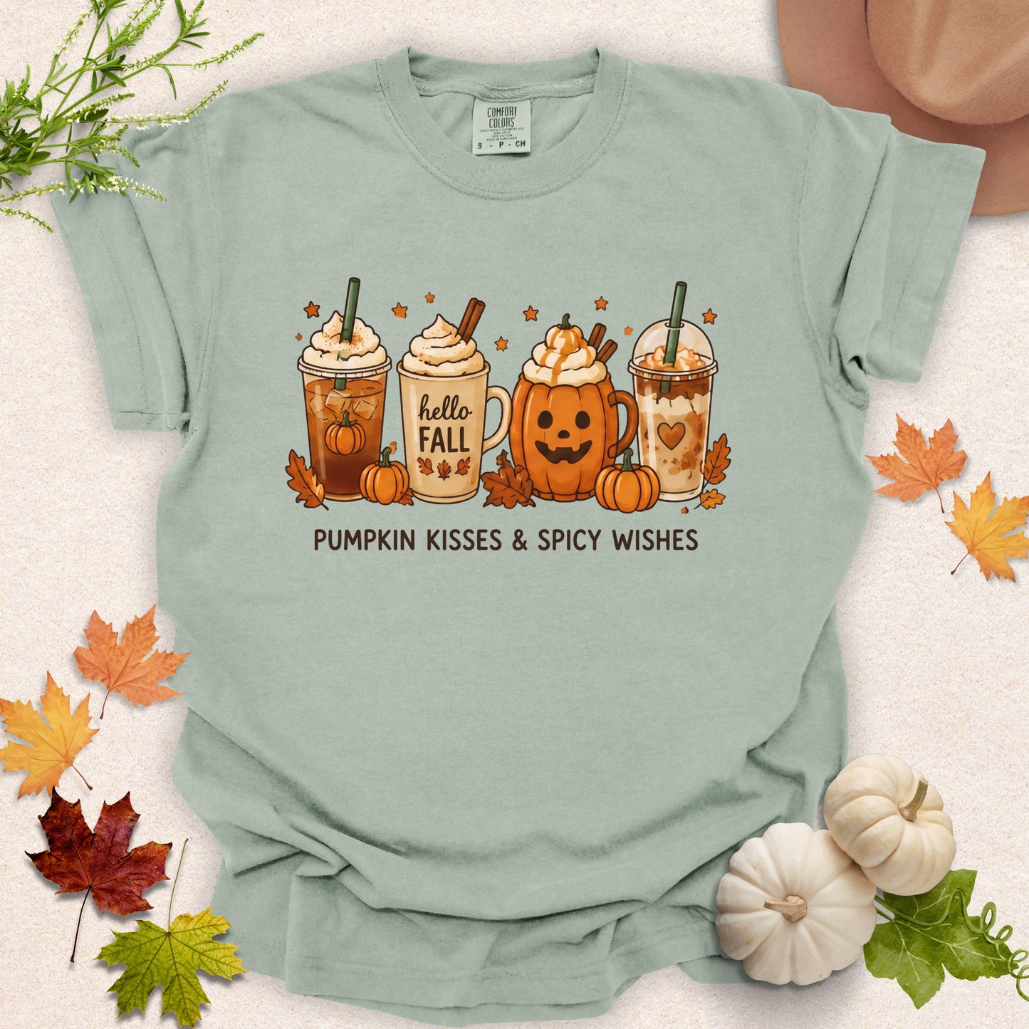 Pumpkin Kisses Sips Tee