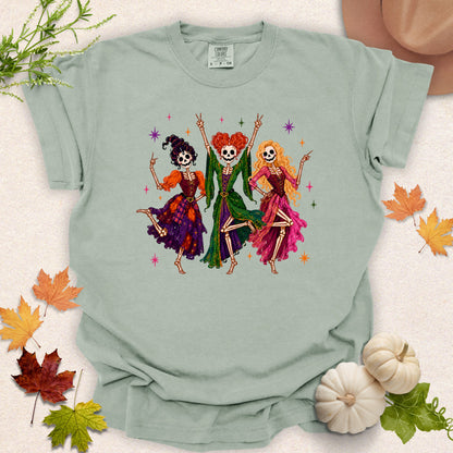 Classic Hocus Pocus Skeleton Sisters Tee