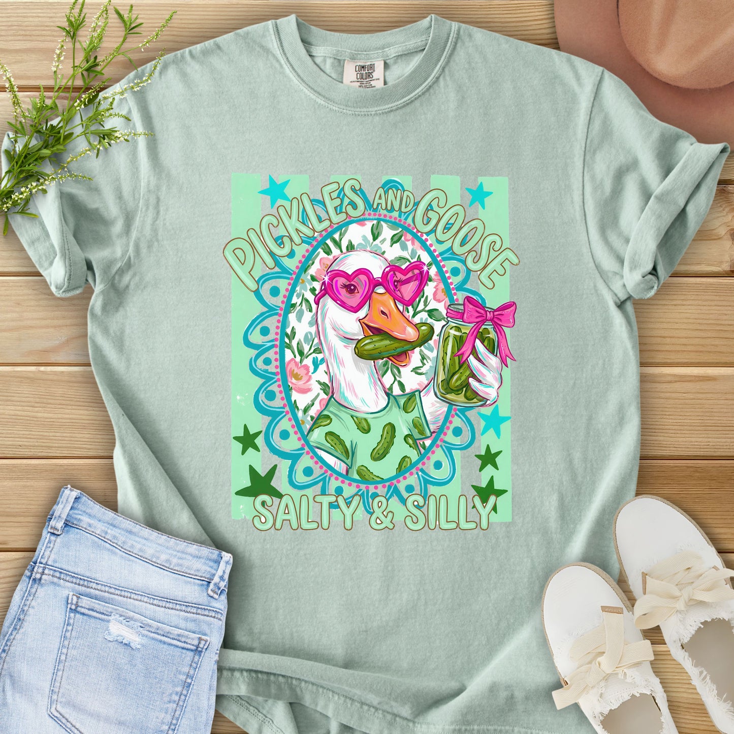 Pickles & Goose Tee
