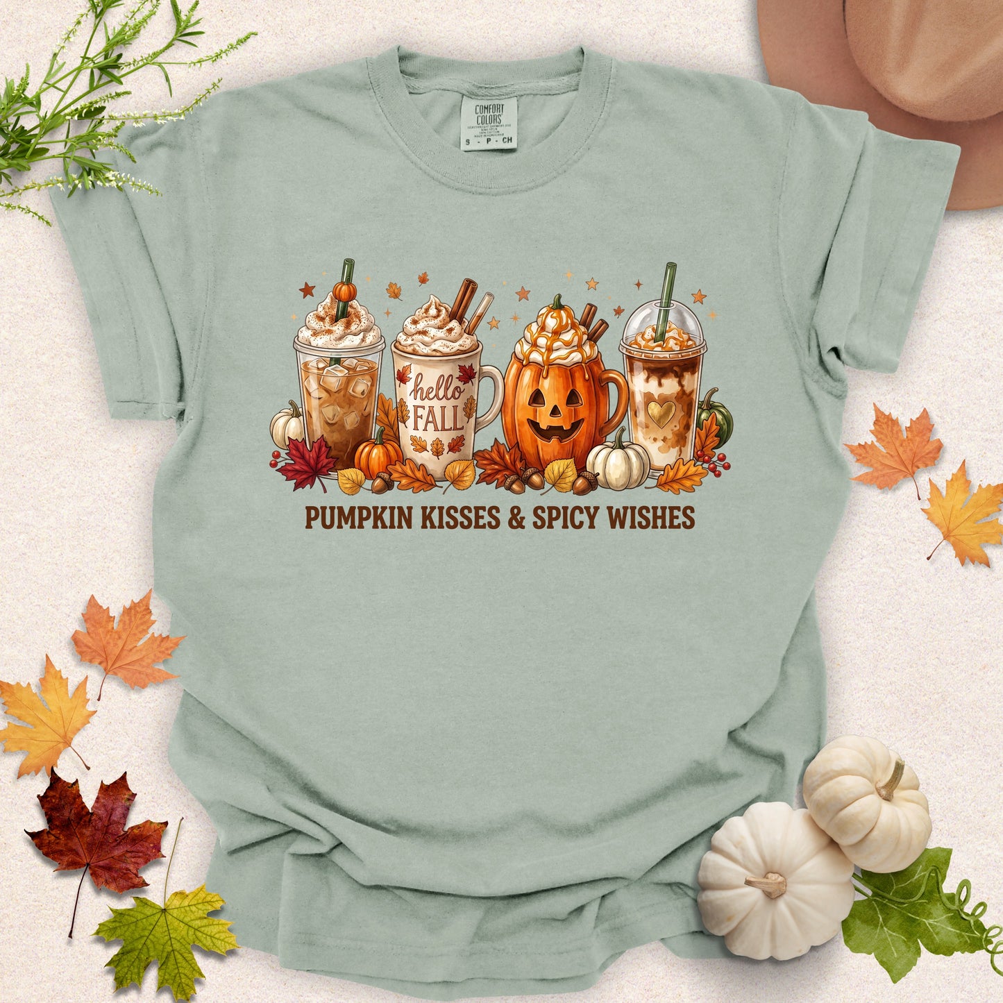 Pumpkin Kisses Sips Tee