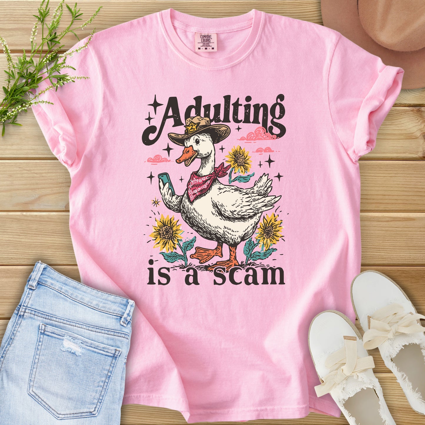 Adulting Is A Scam Tee
