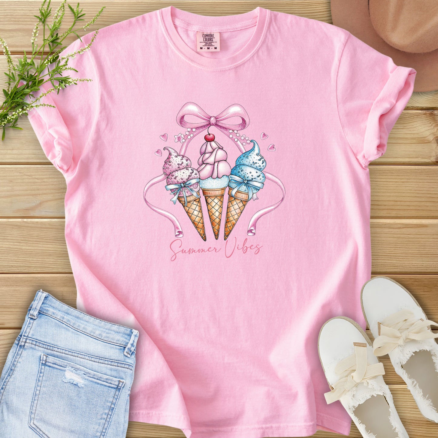Summer Vibes Icecream Tee