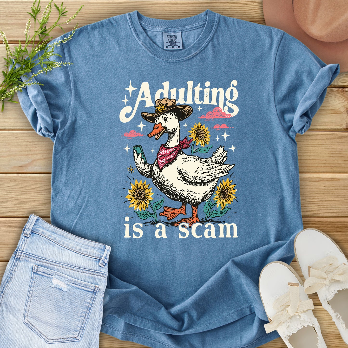 Adulting Is A Scam Tee