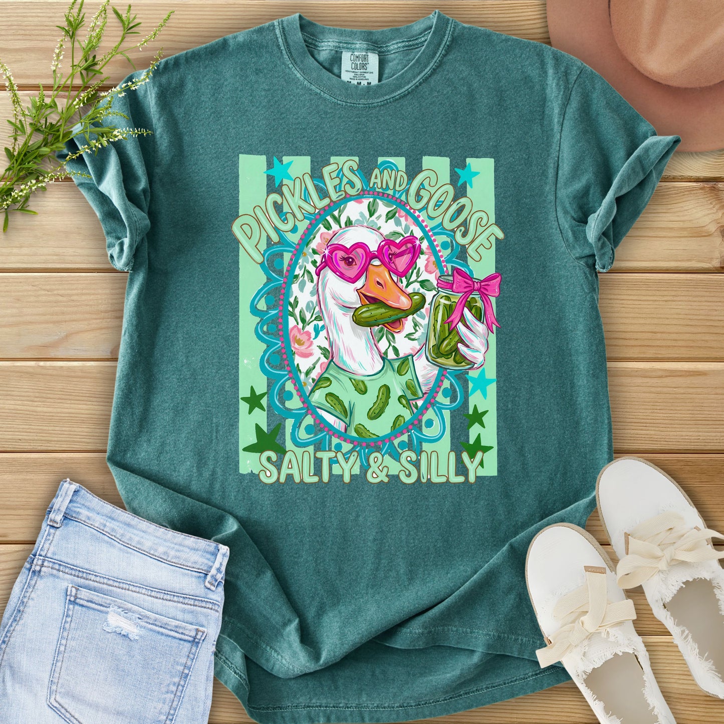 Pickles & Goose Tee