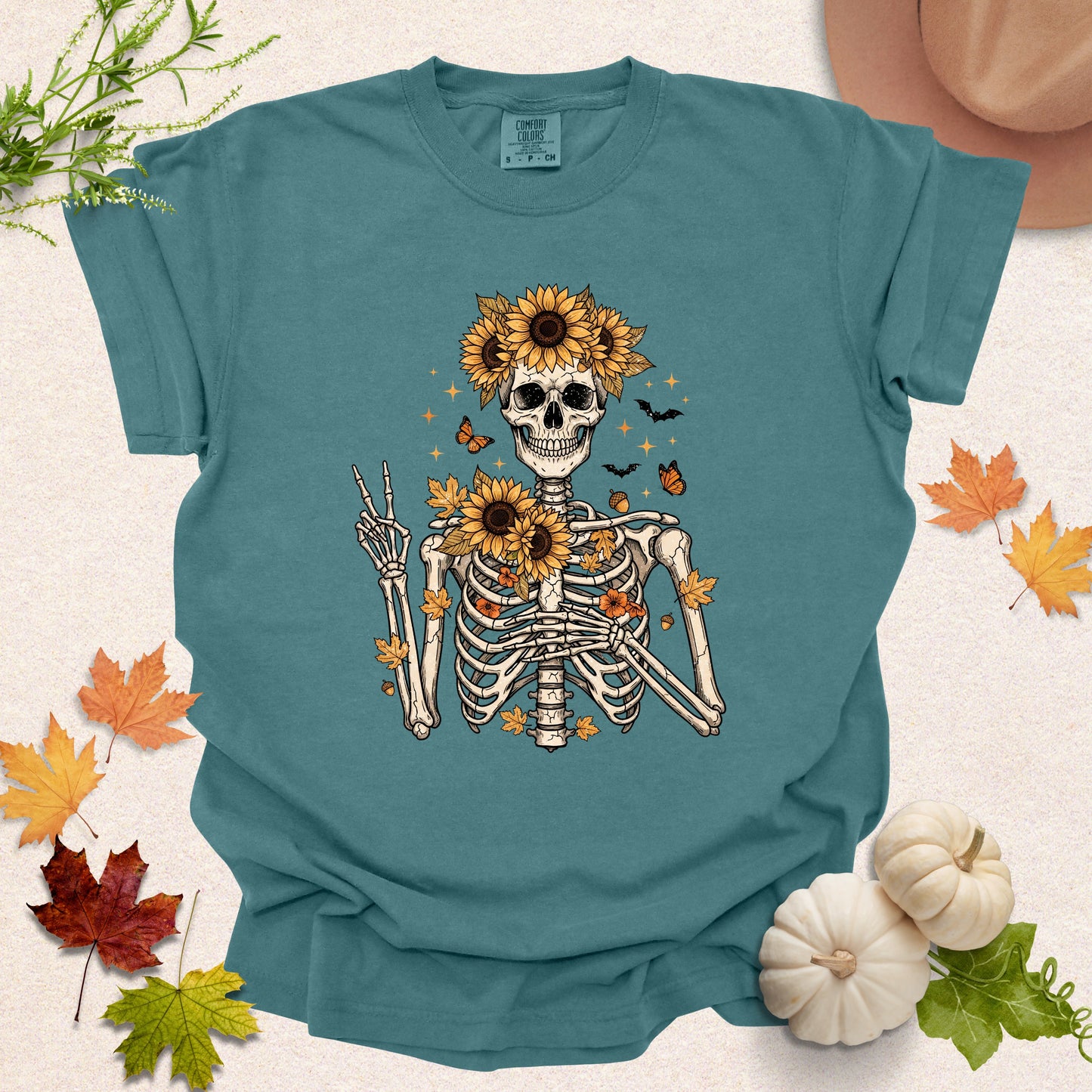 Sunflower Skeleton Tee
