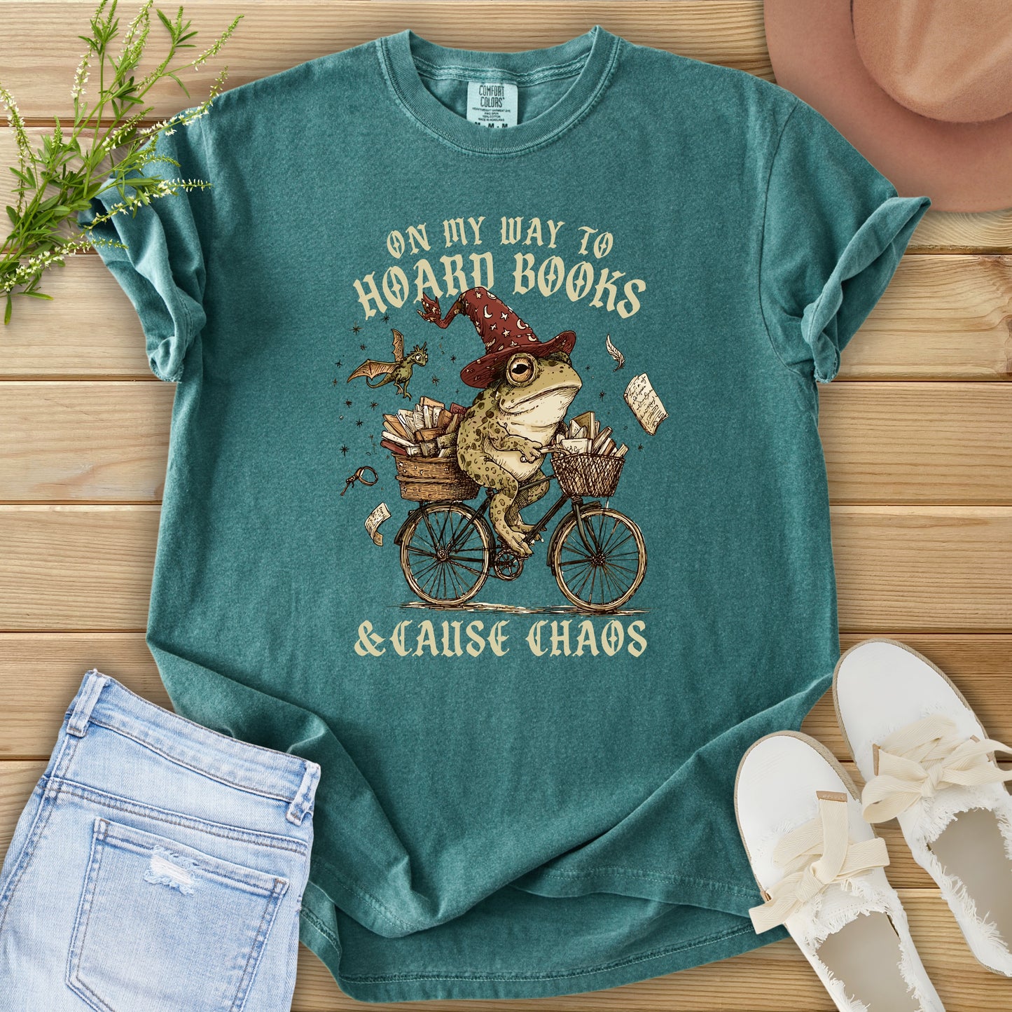 On My Way To Hoard Books Tee