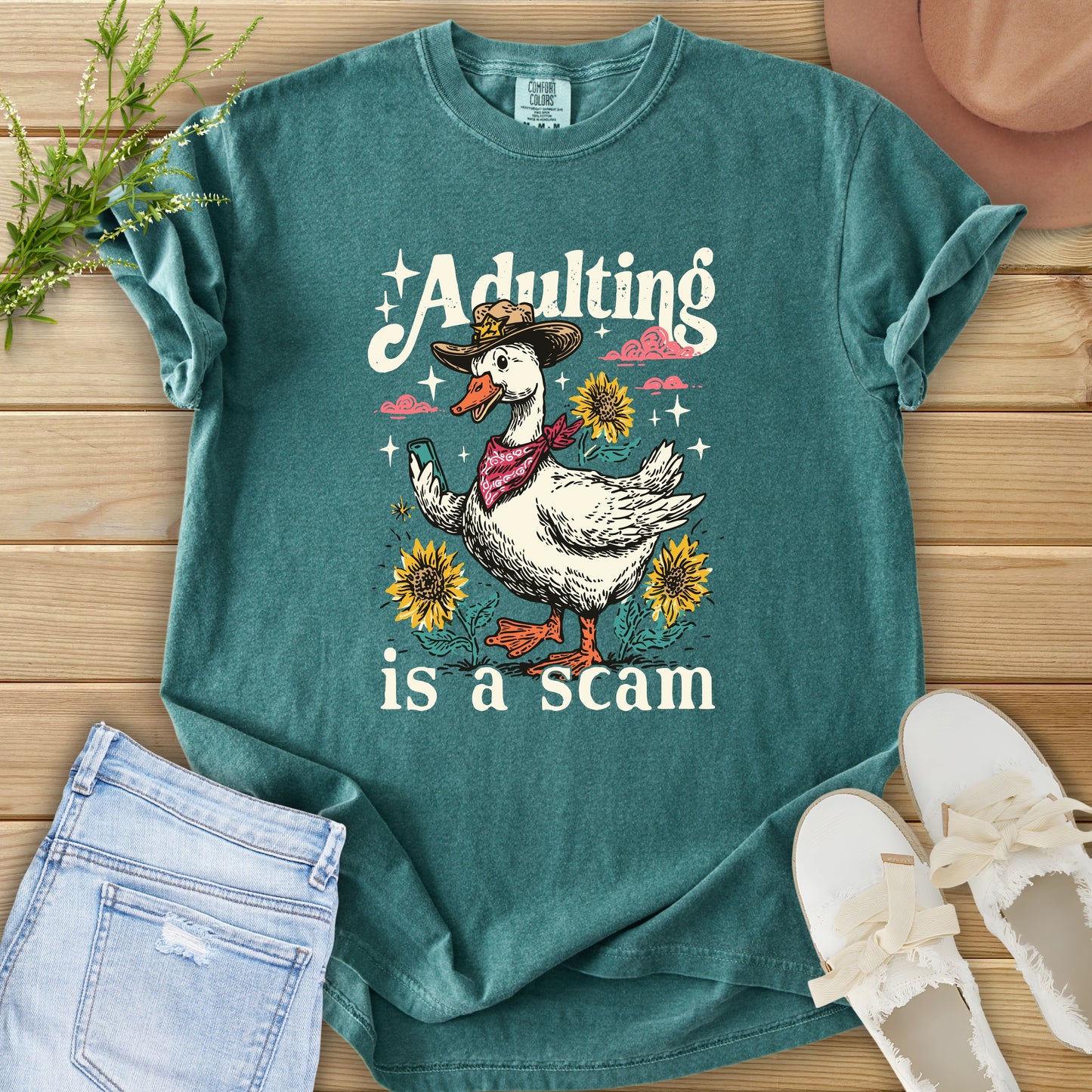 Adulting Is A Scam Tee