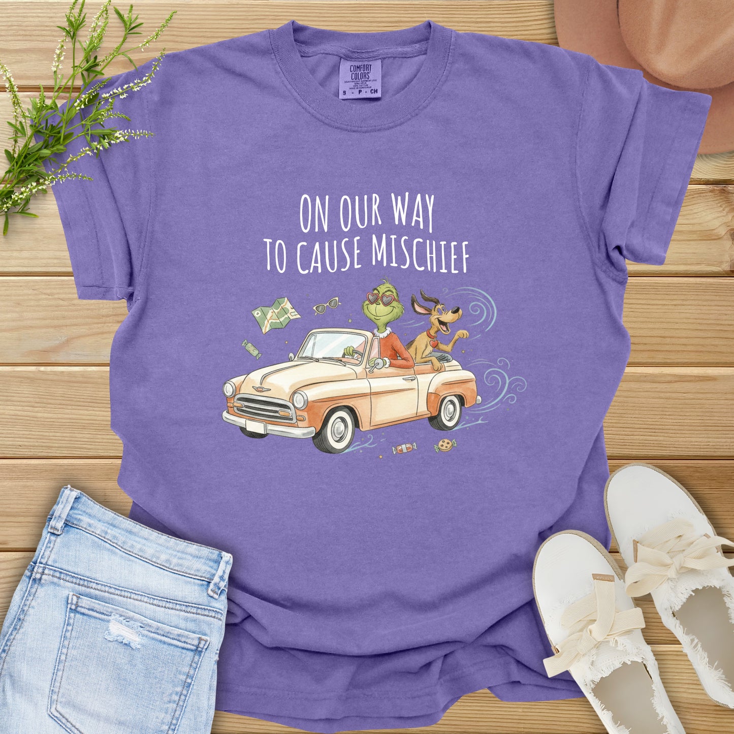 On Our Way to Cause Mischief Tee