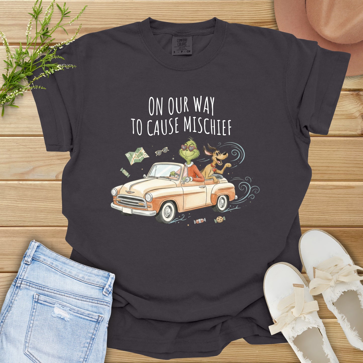 On Our Way to Cause Mischief Tee