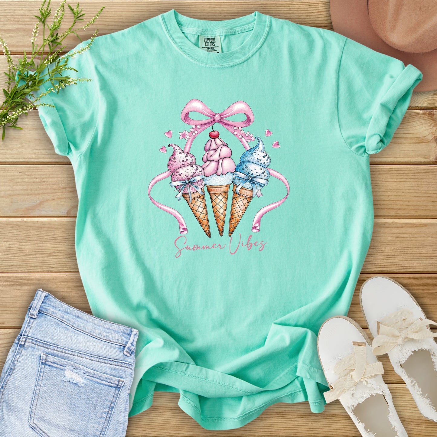 Summer Vibes Icecream Tee