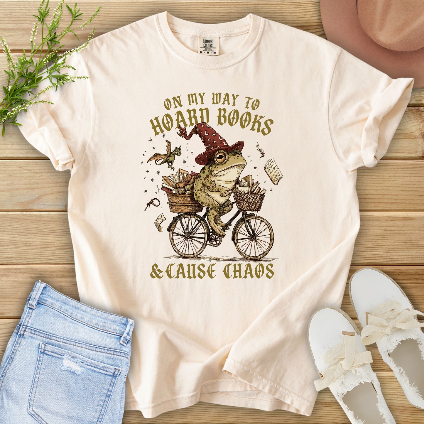 On My Way To Hoard Books Tee