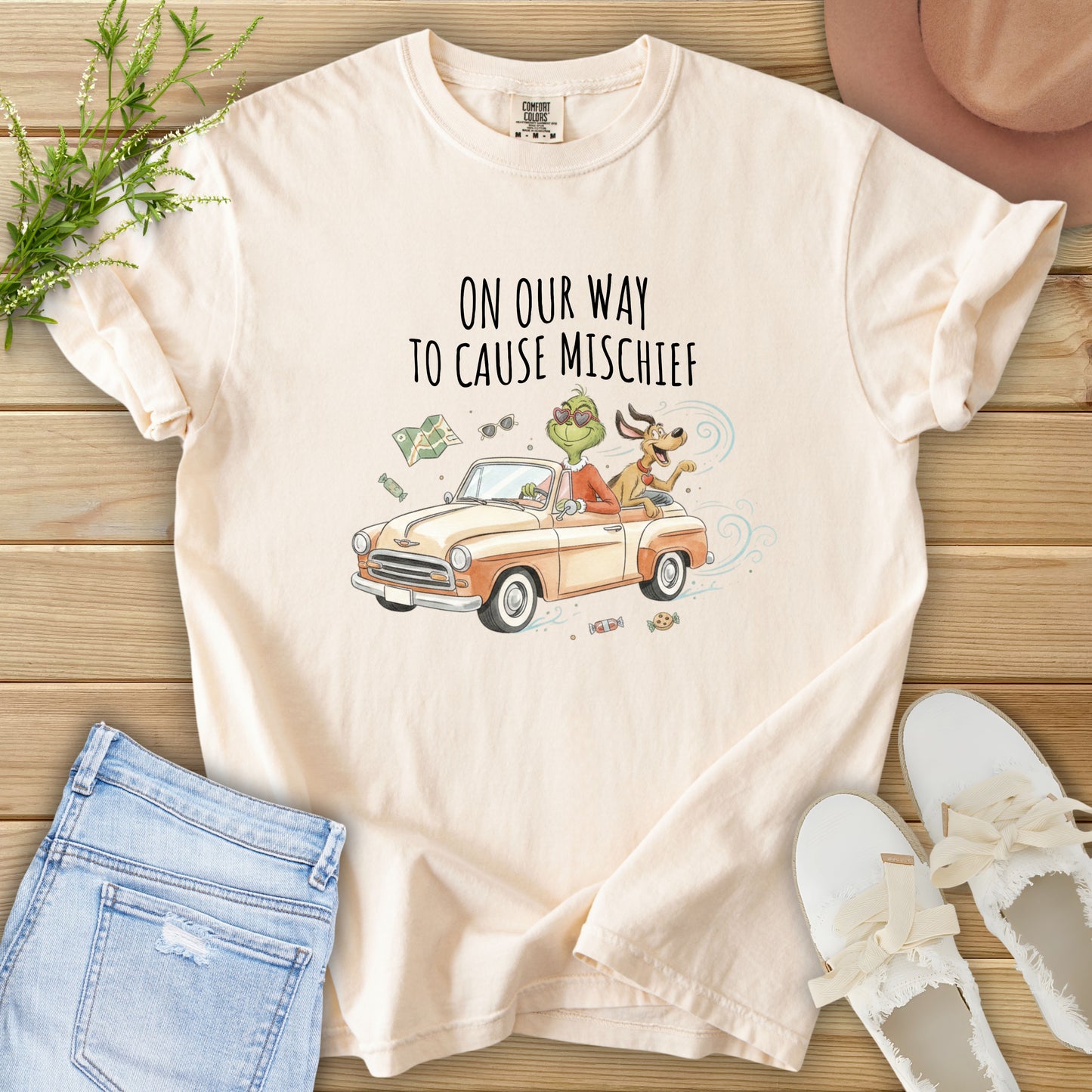 On Our Way to Cause Mischief Tee