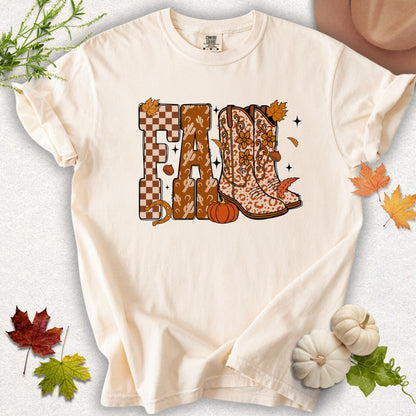 Fall Cowgirl Boots Tee