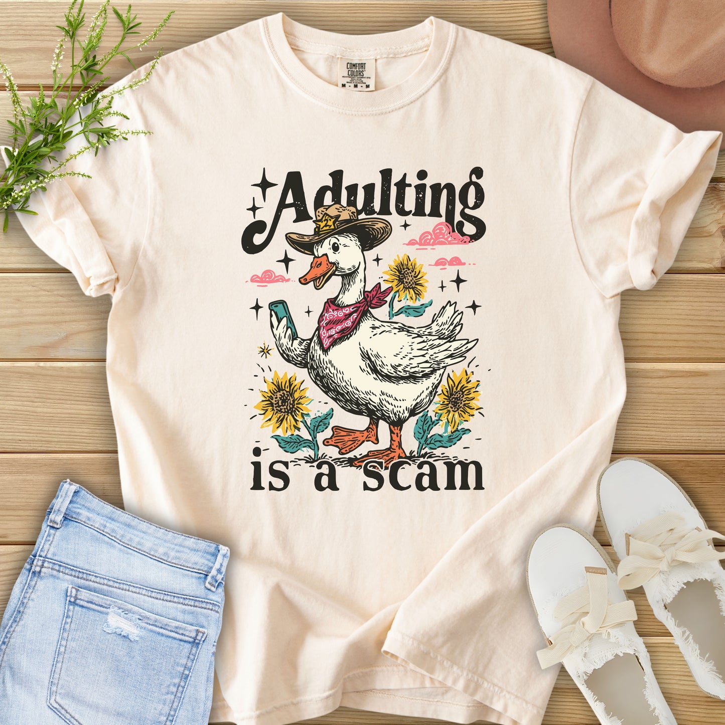 Adulting Is A Scam Tee
