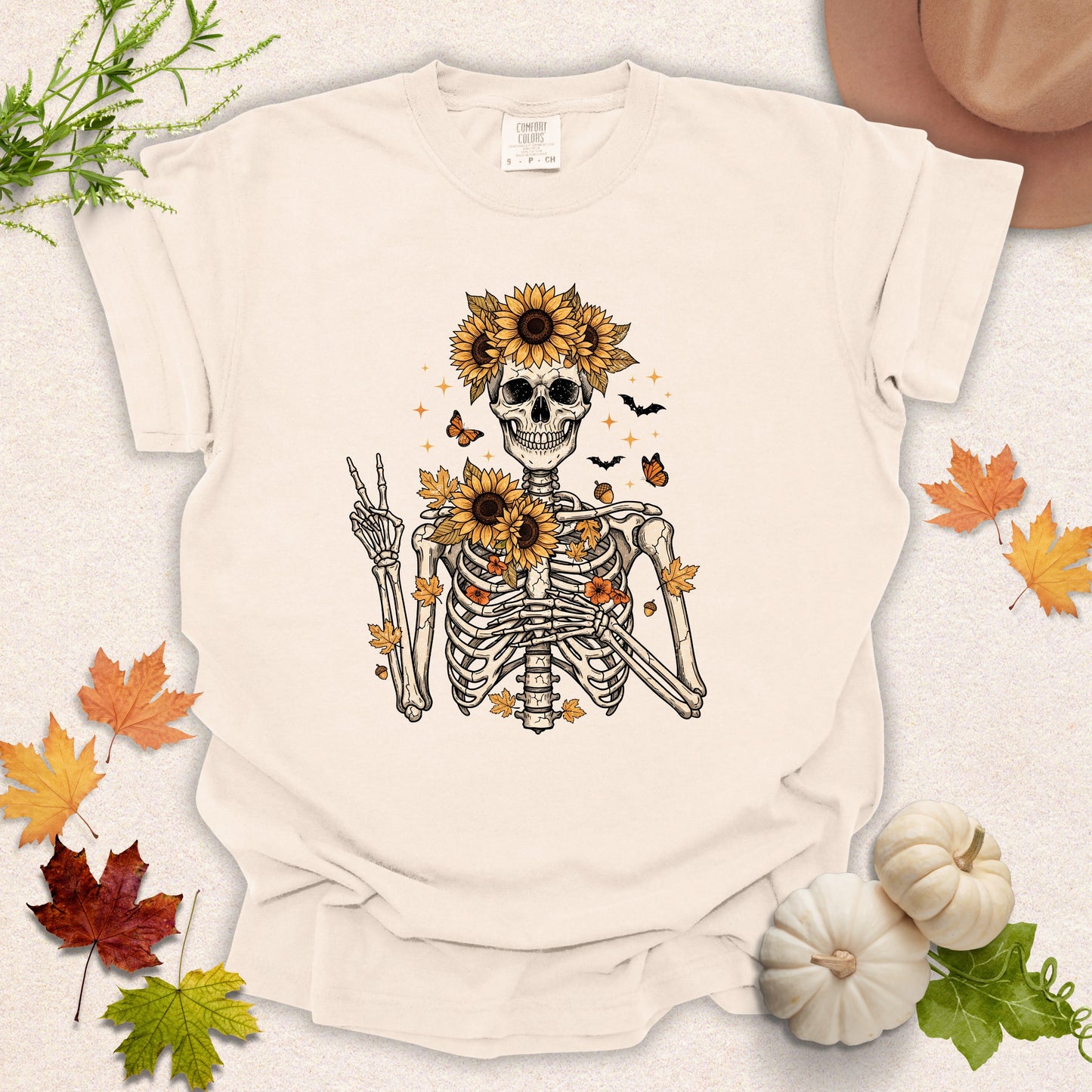 Sunflower Skeleton Tee