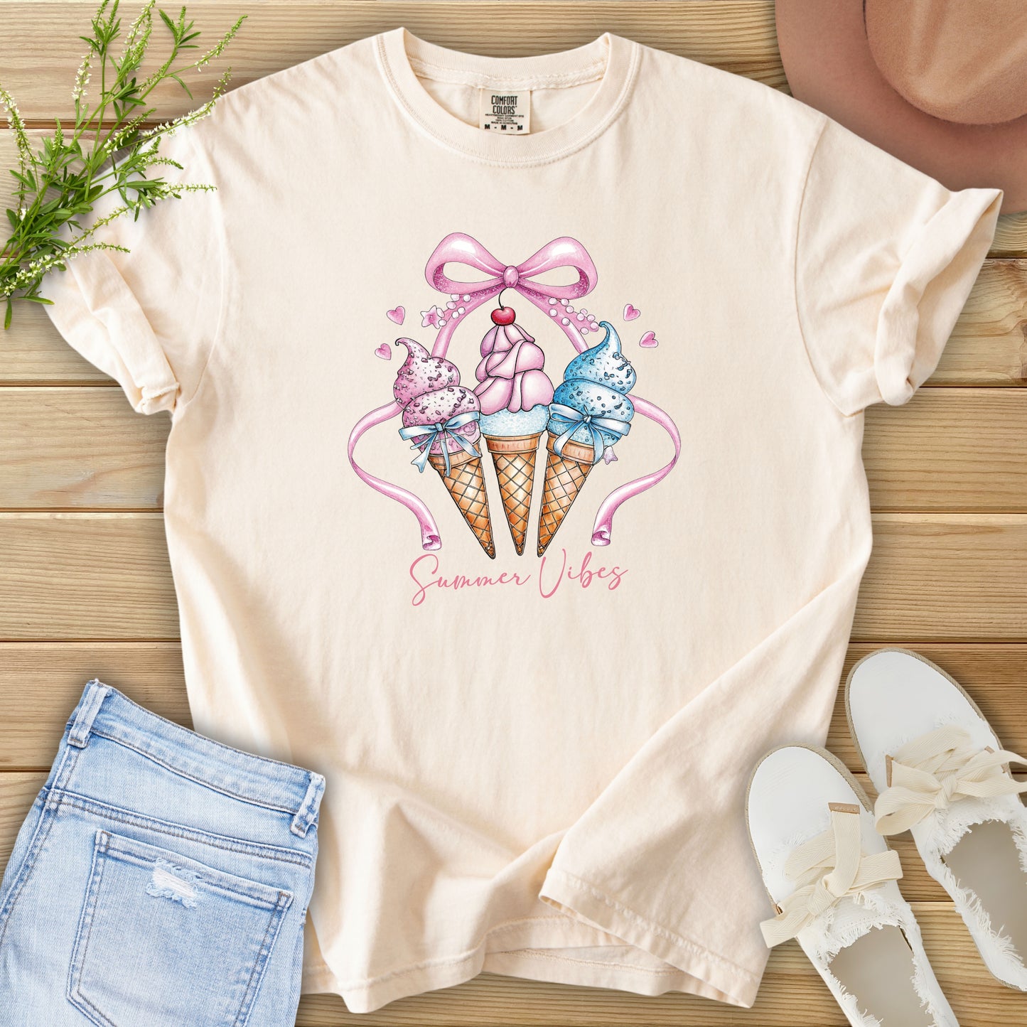 Summer Vibes Icecream Tee