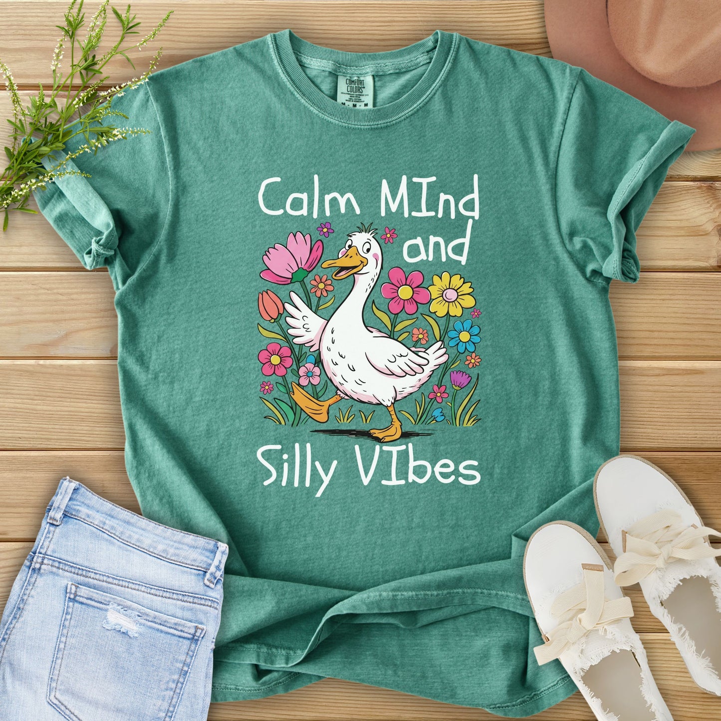 Calm Mind & Silly Vibes Tee