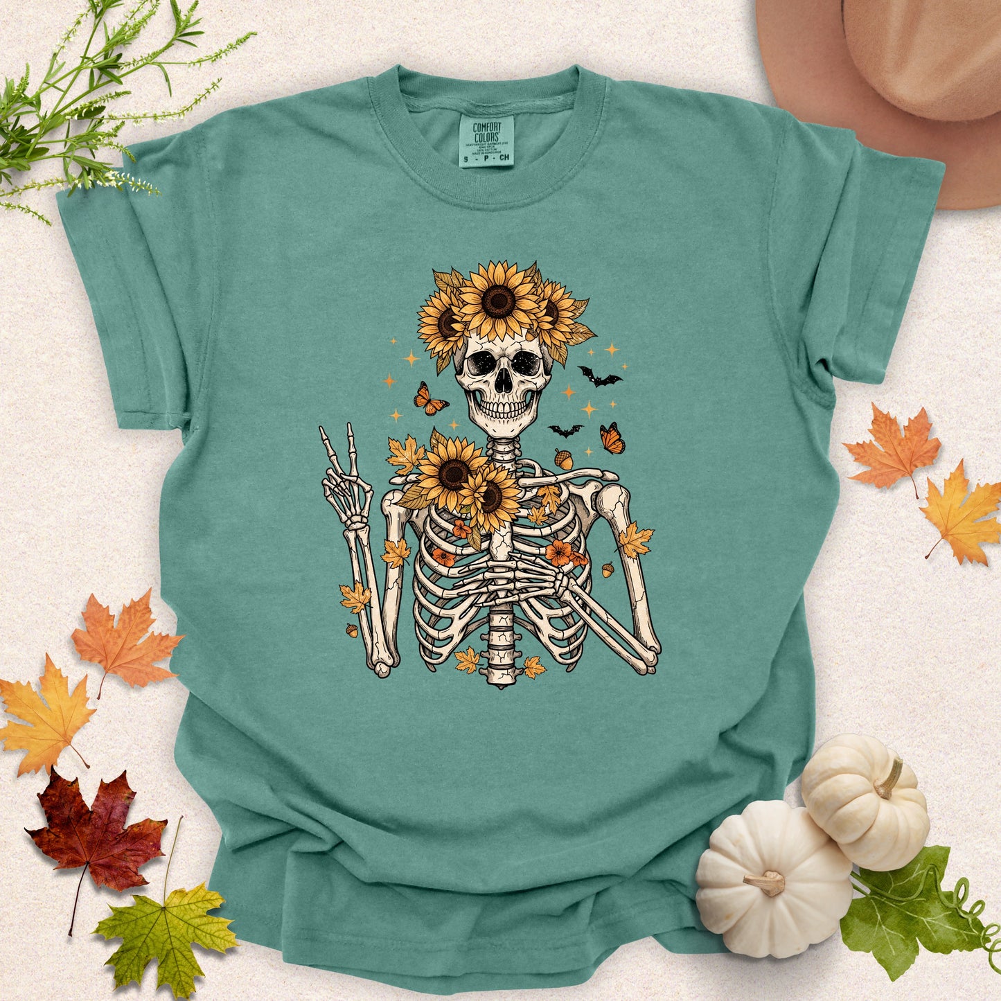 Sunflower Skeleton Tee