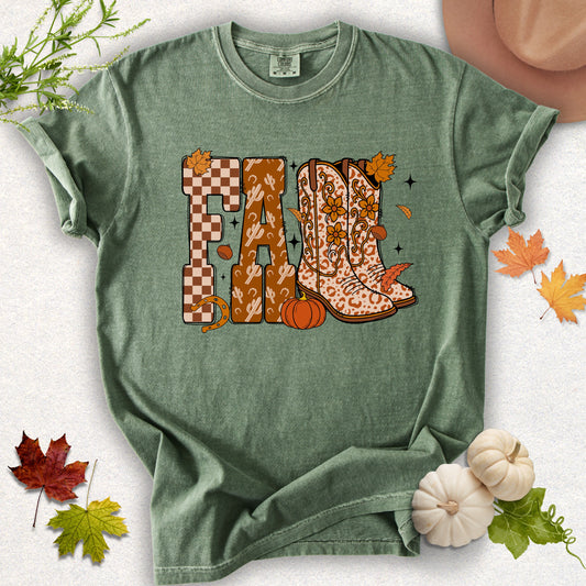 Fall Cowgirl Boots Tee