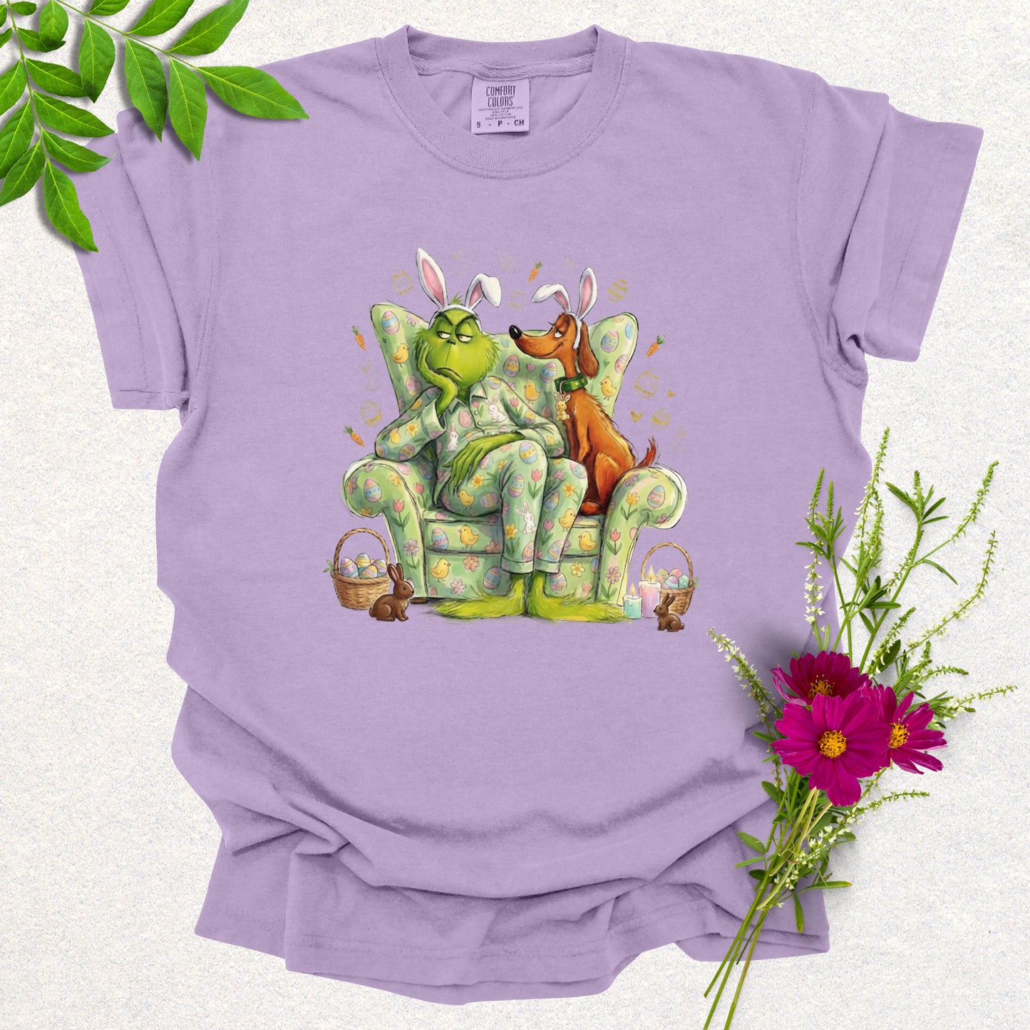 Easter Grumpy Bunny Pajama Tee