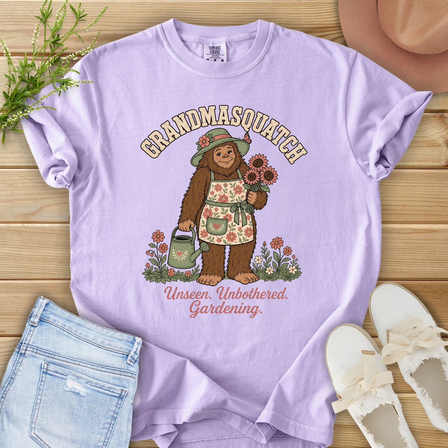 Grandmasquatch Gardening Tee