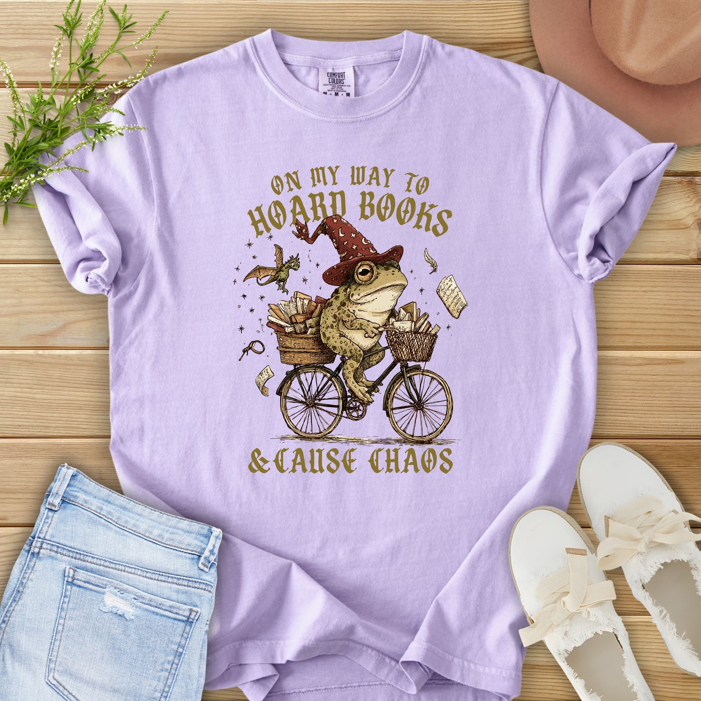 On My Way To Hoard Books Tee