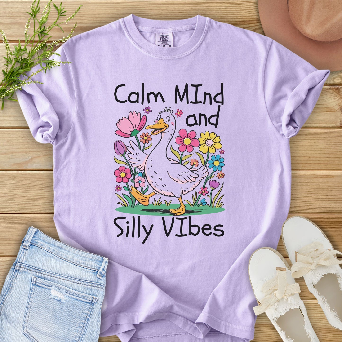 Calm Mind & Silly Vibes Tee