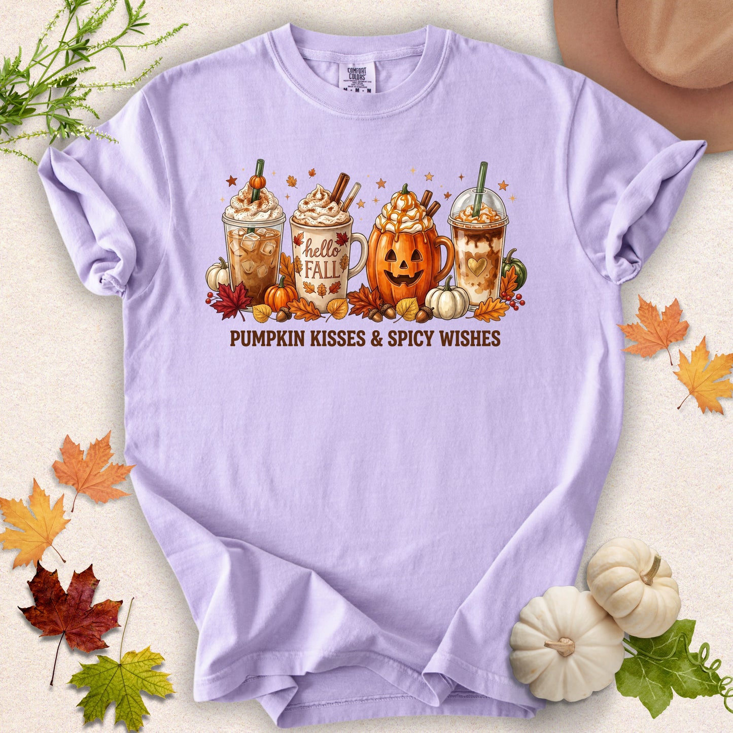 Pumpkin Kisses Sips Tee
