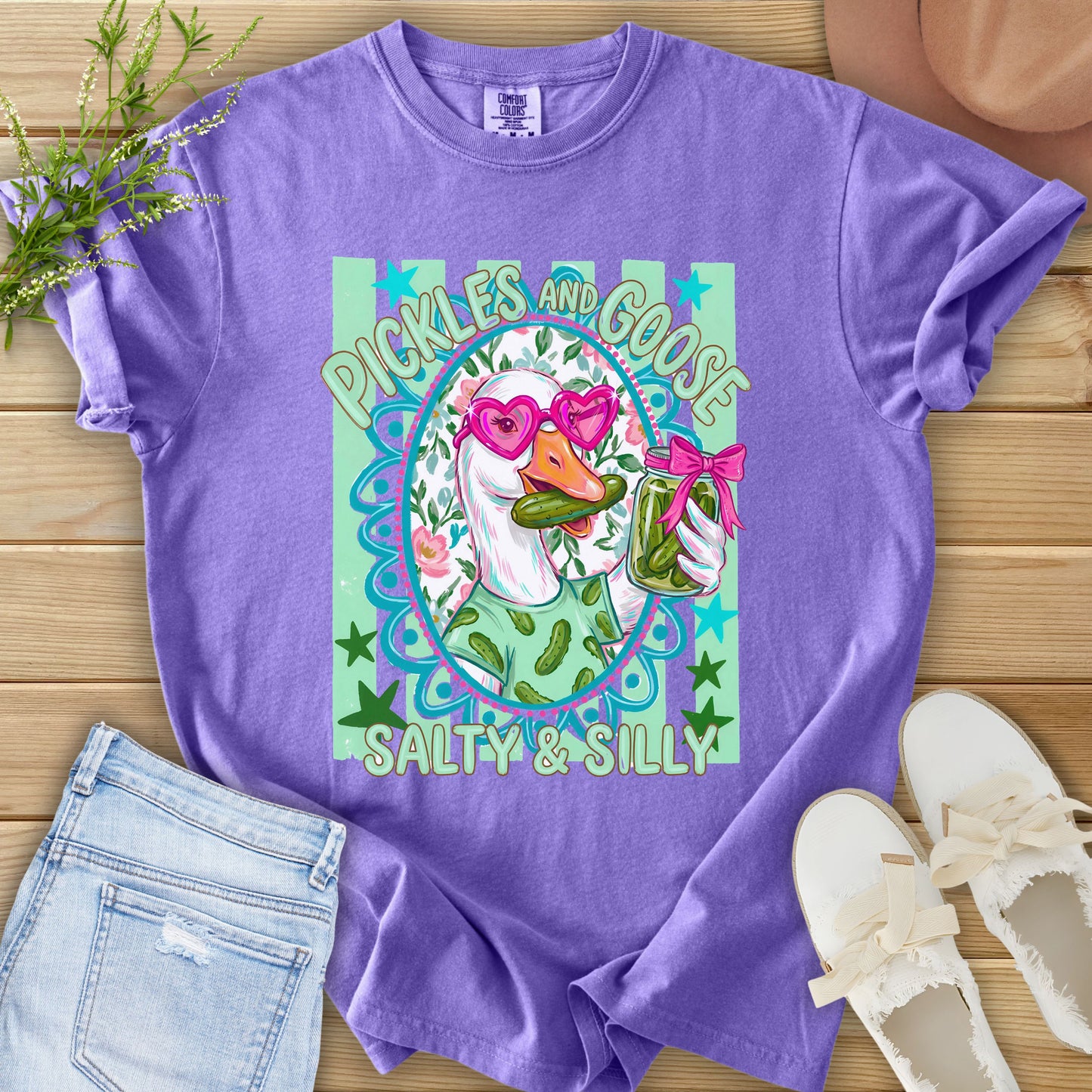 Pickles & Goose Tee