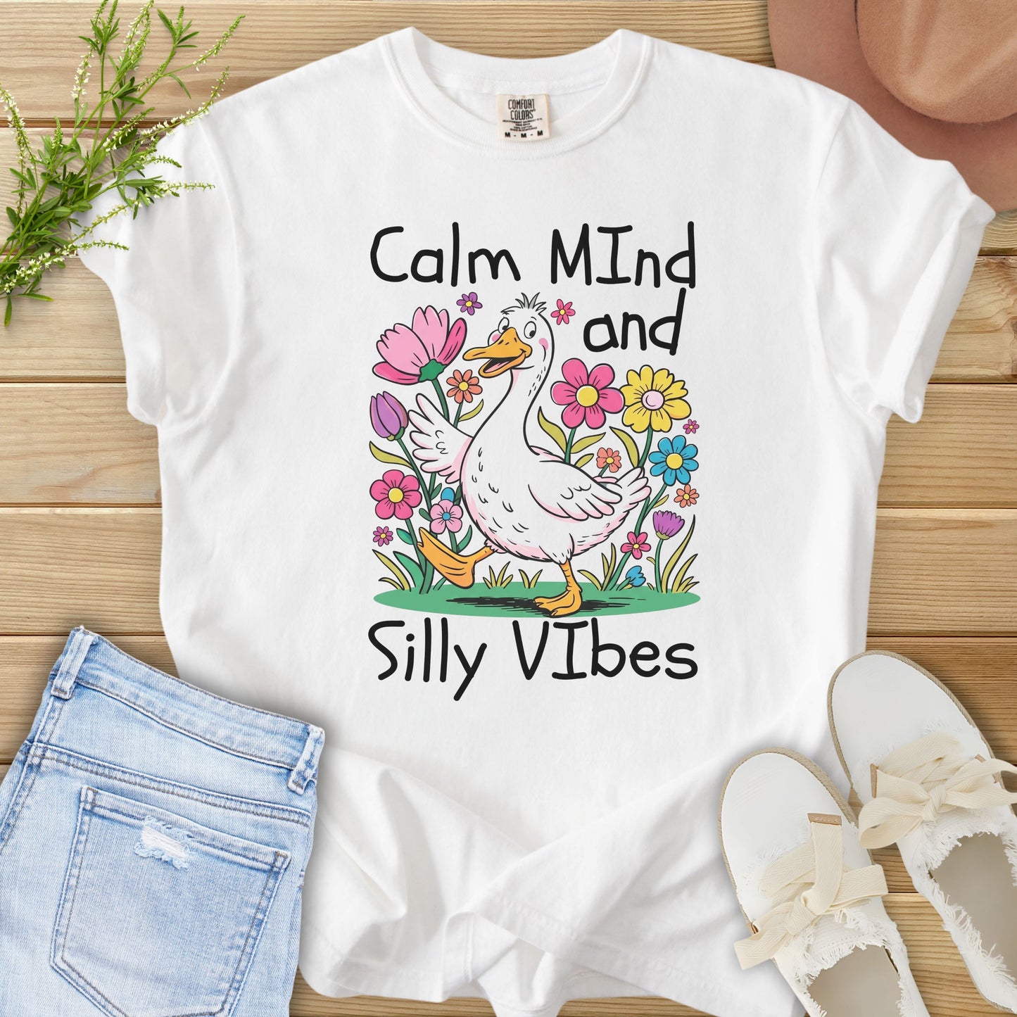 Calm Mind & Silly Vibes Tee