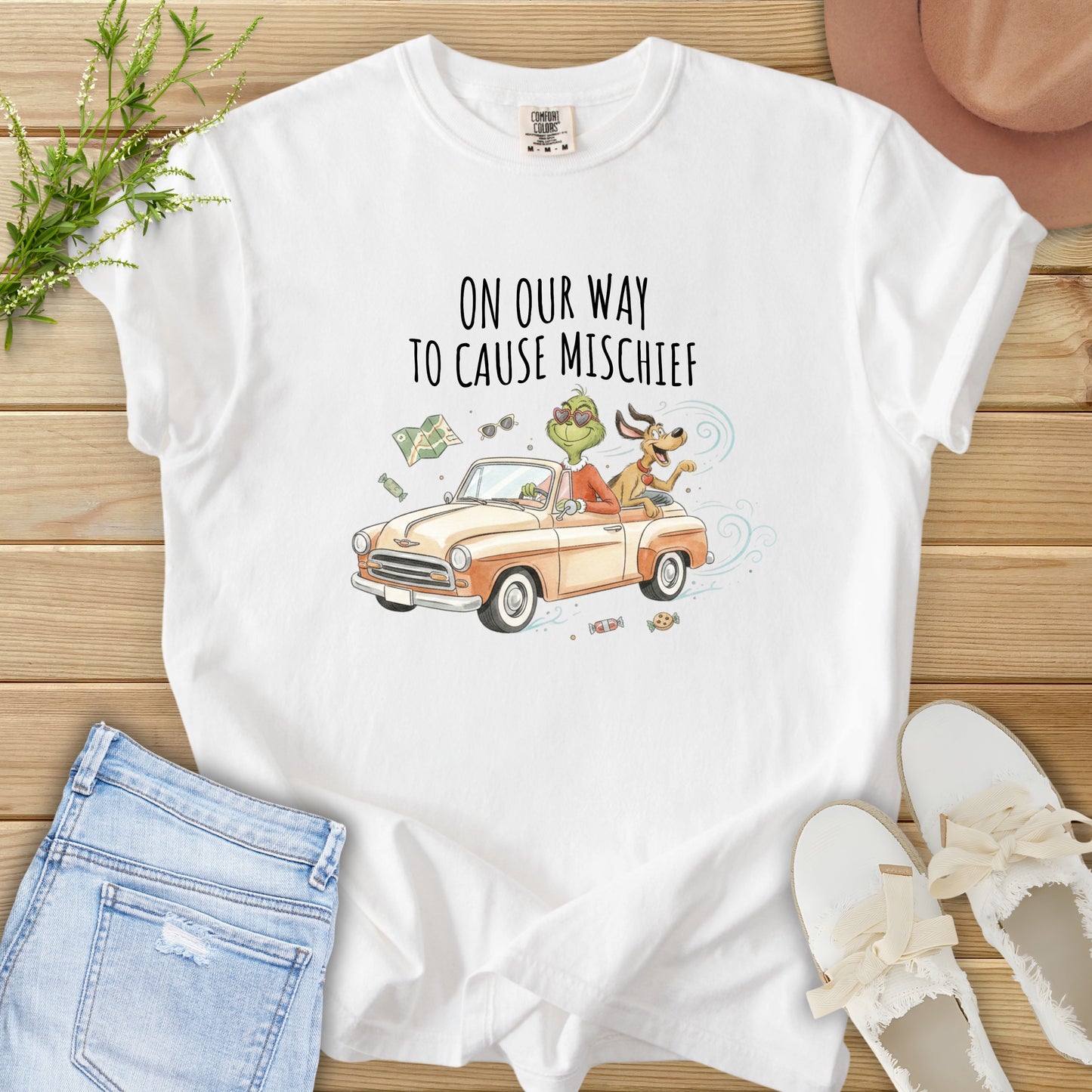 On Our Way to Cause Mischief Tee