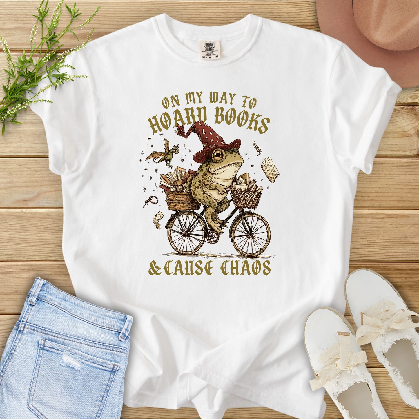On My Way To Hoard Books Tee