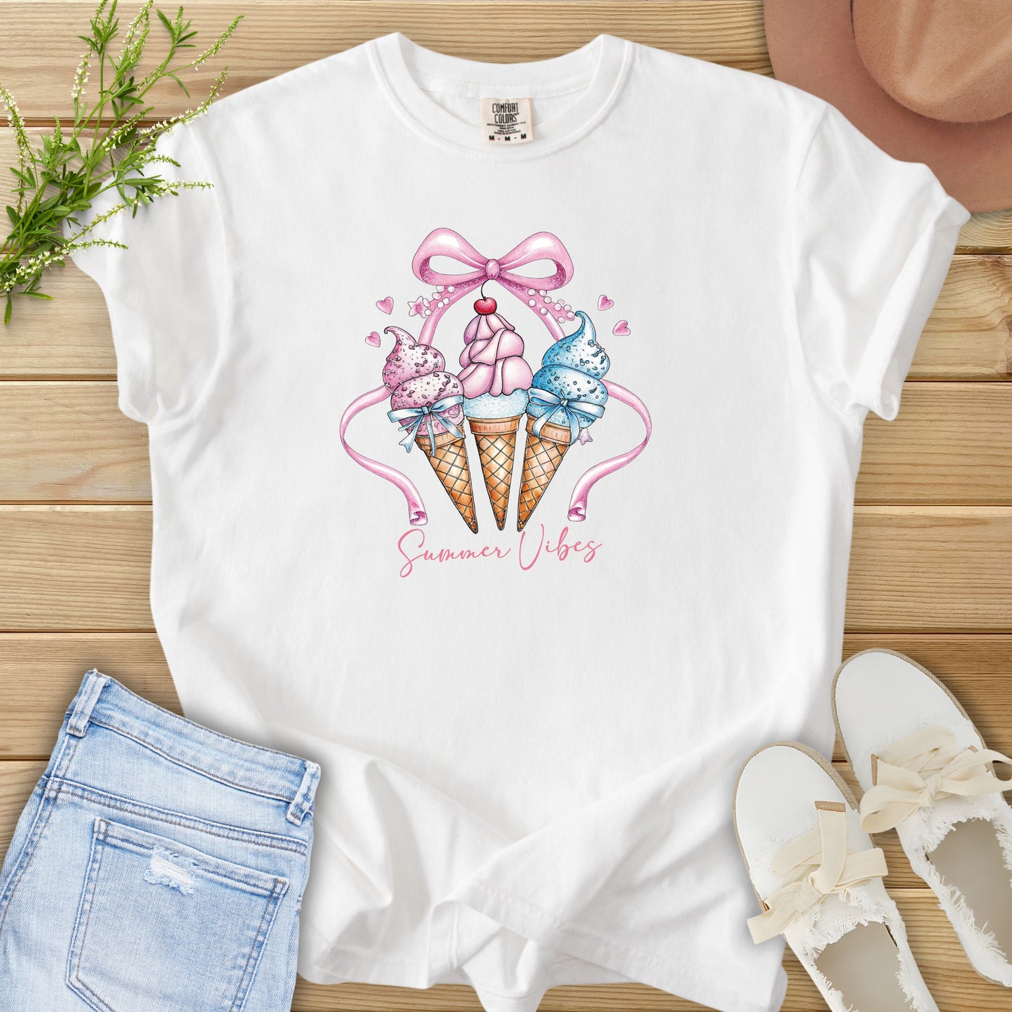 Summer Vibes Icecream Tee