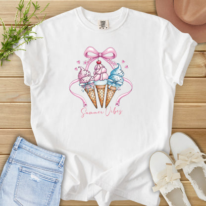 Summer Vibes Icecream Tee