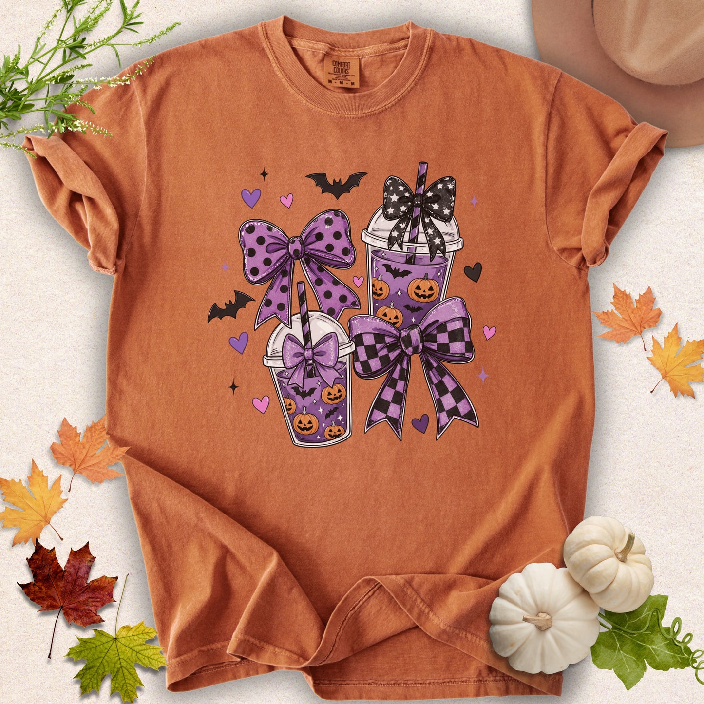 Pretty Little Pumpkin Sips Tea