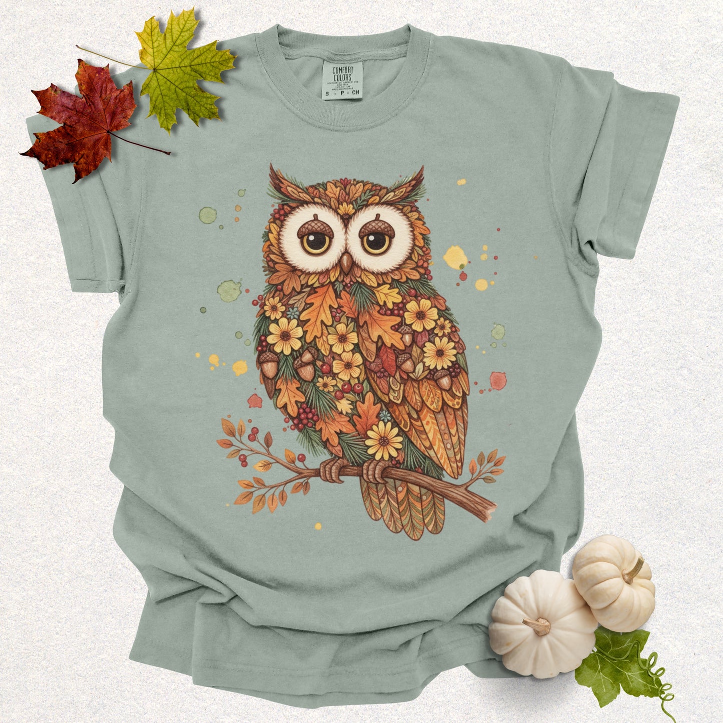 Autumn Harvest Owl Tee