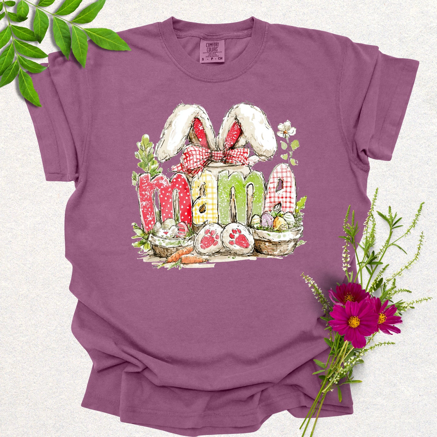 Mama Bunny Easter Tee