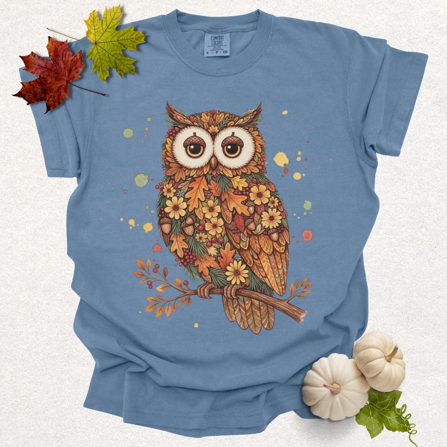Autumn Harvest Owl Tee