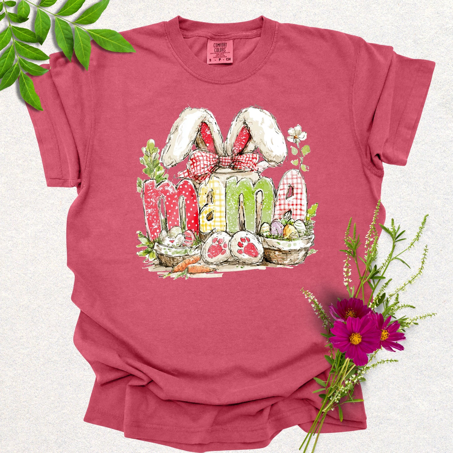 Mama Bunny Easter Tee