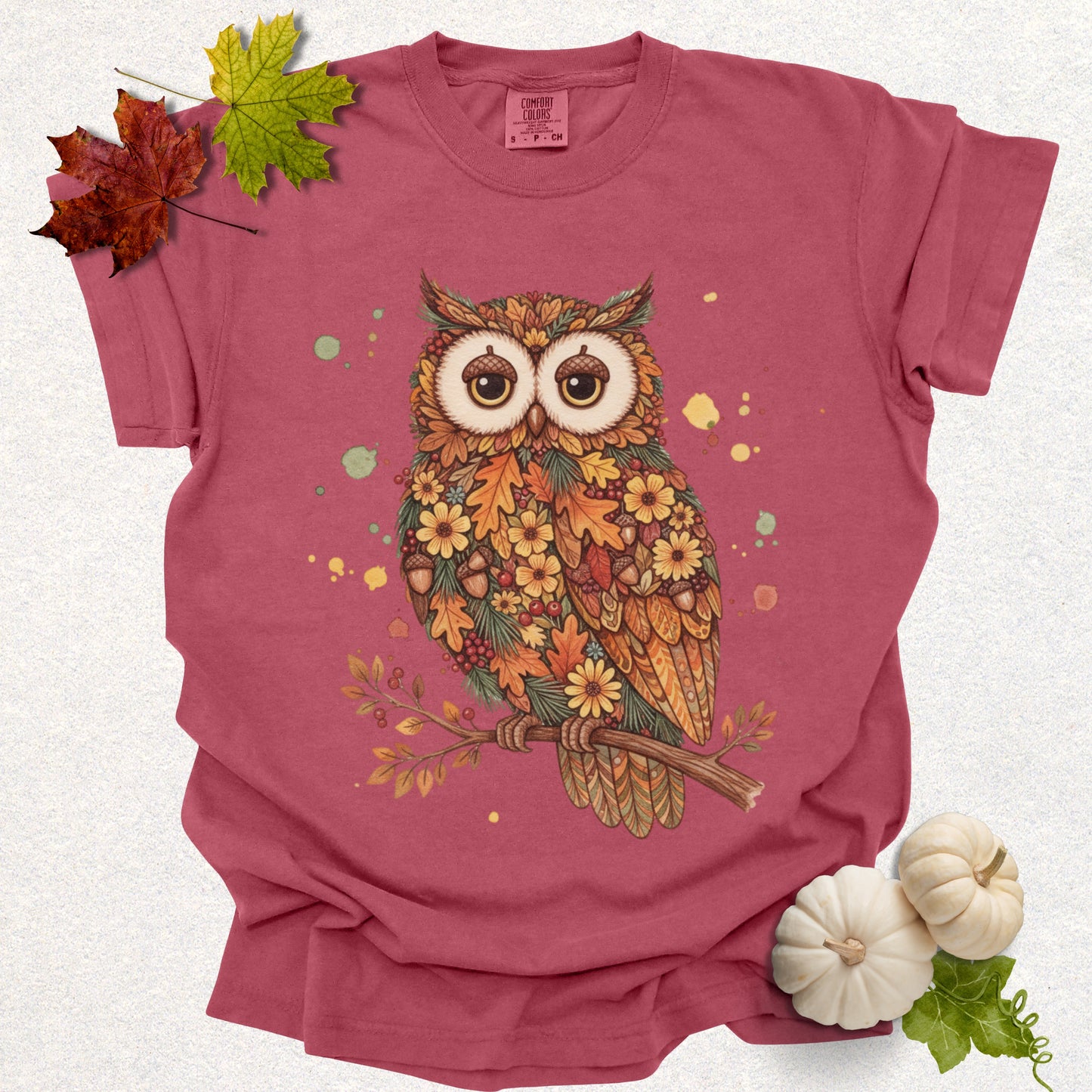 Autumn Harvest Owl Tee