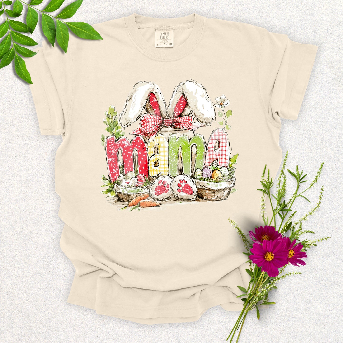 Mama Bunny Easter Tee