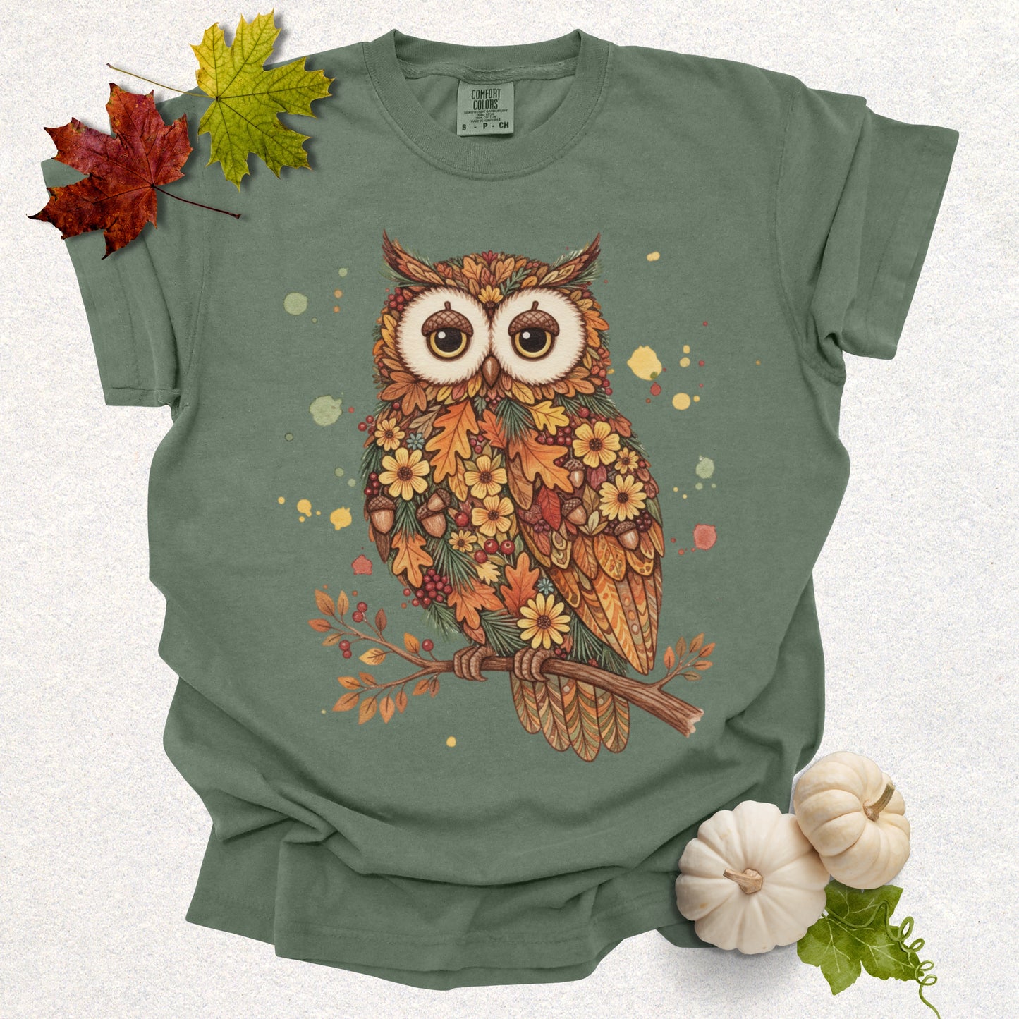 Autumn Harvest Owl Tee