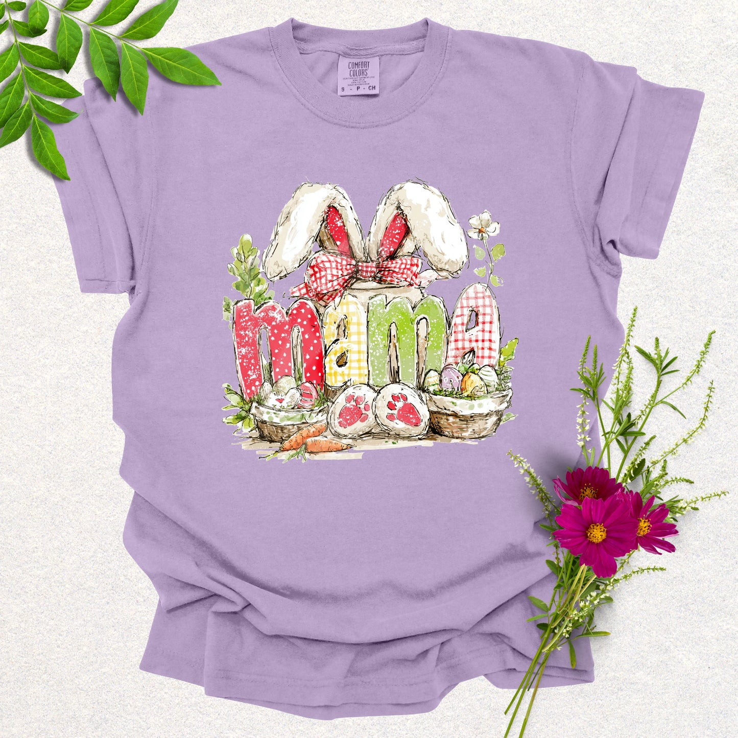 Mama Bunny Easter Tee