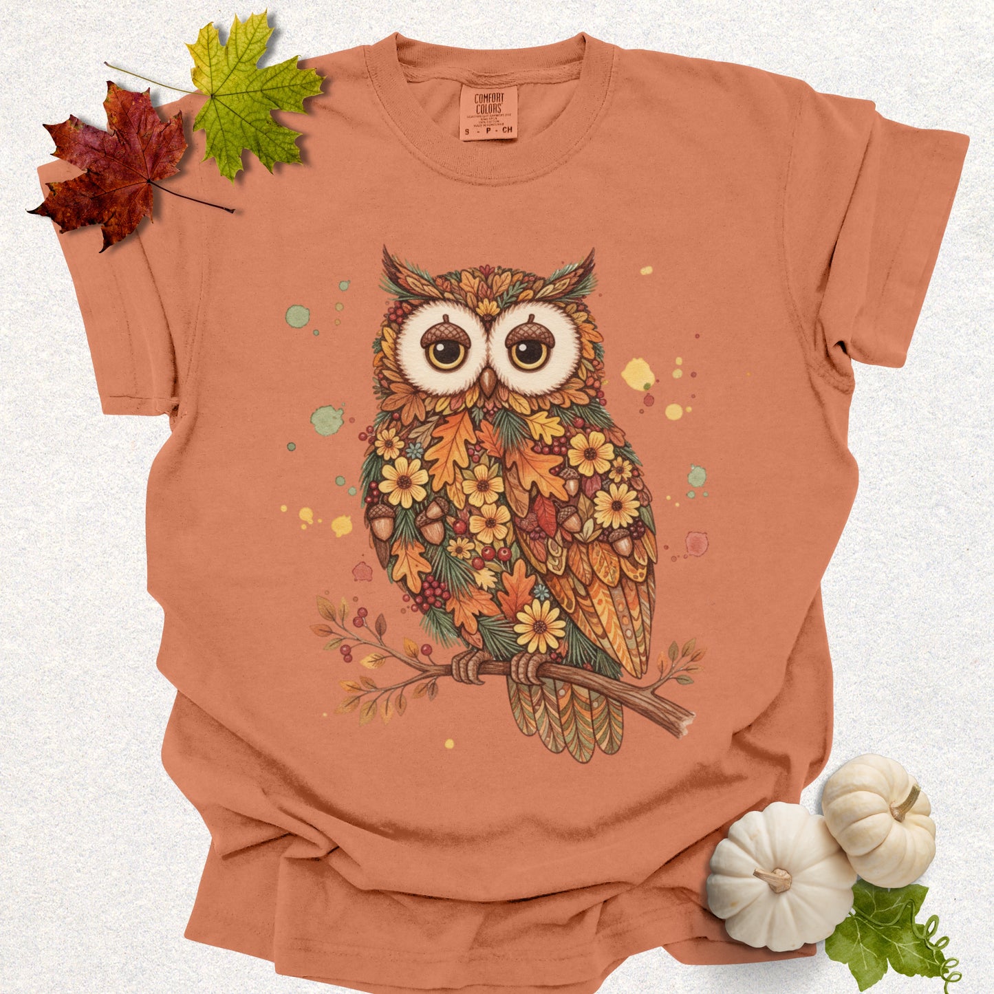 Autumn Harvest Owl Tee