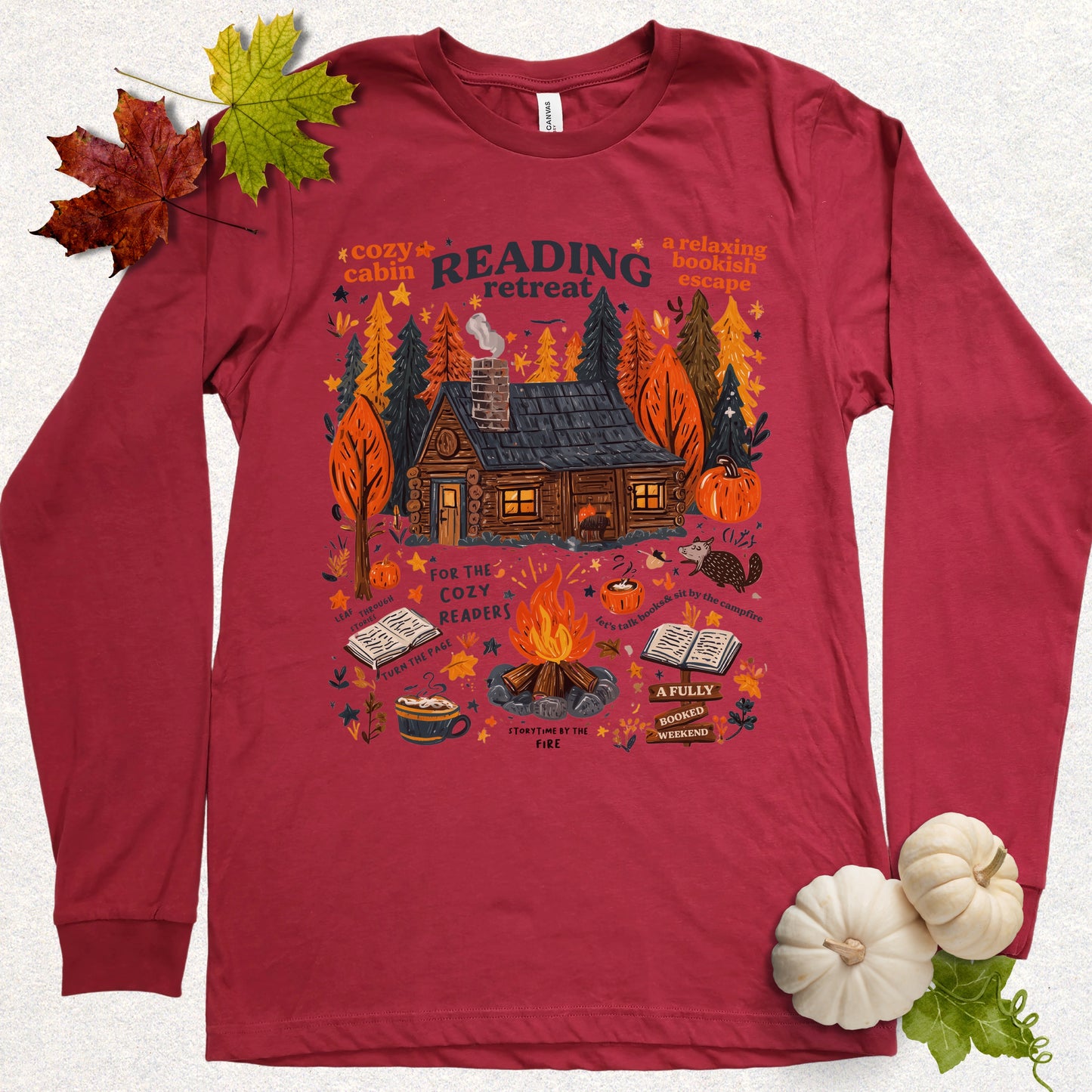 Reading Retreat Long Sleeve Shirt