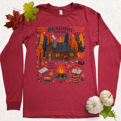 Reading Retreat Long Sleeve Shirt