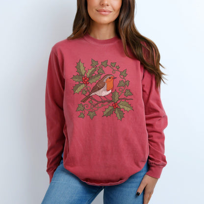 Robin’s Winter Song Long Sleeve Shirt