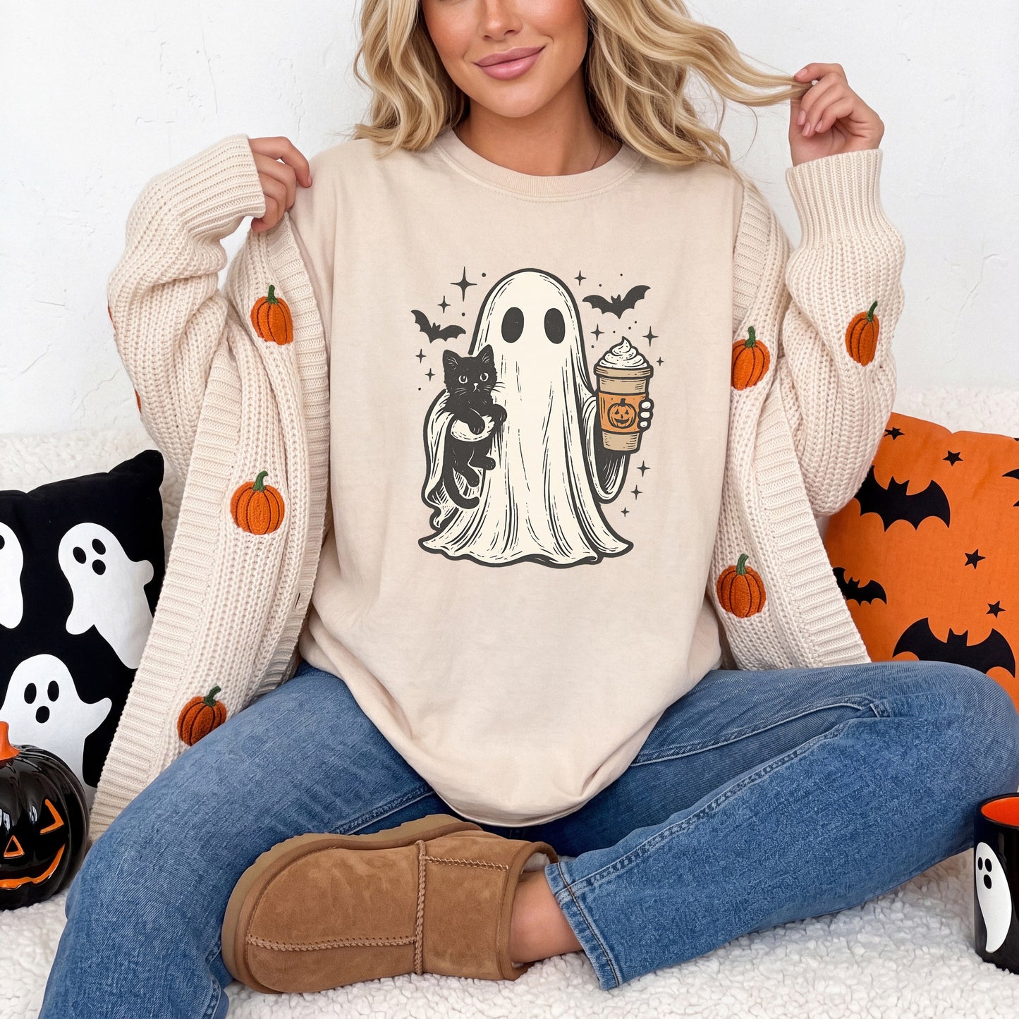 Boo, Brew & Meow Tee