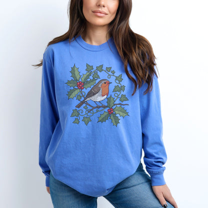 Robin’s Winter Song Long Sleeve Shirt
