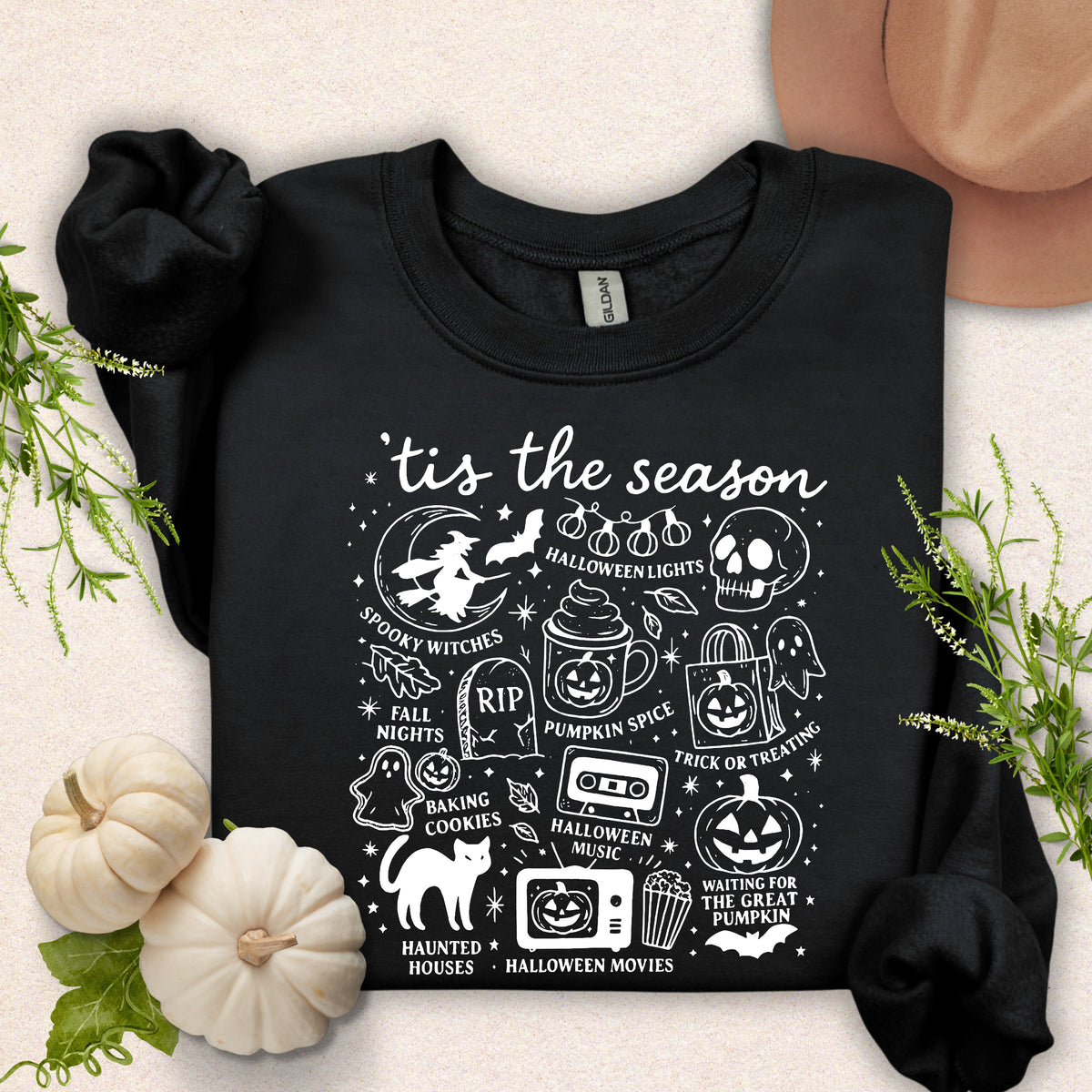 Tis The Season Spooky Vibes Sweatshirt